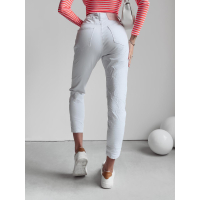 SPODNIE JEANSOWE MOM FIT CAMI WHITE
