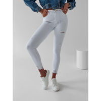 SPODNIE JEANSOWE SLIM BARIA WHITE