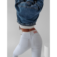 SPODNIE JEANSOWE SLIM BARIA WHITE