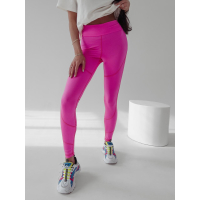 SPODNIE LEGGINSY HOSTE NEON PINK