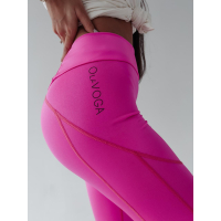 SPODNIE LEGGINSY HOSTE NEON PINK