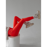 SPODNIE LEGGINSY HOSTE NEON ORANGE