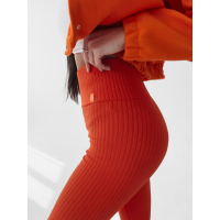 SPODNIE LEGGINSY PRĄŻKOWANE DEBRA ORANGE