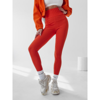 SPODNIE LEGGINSY PRĄŻKOWANE DEBRA ORANGE