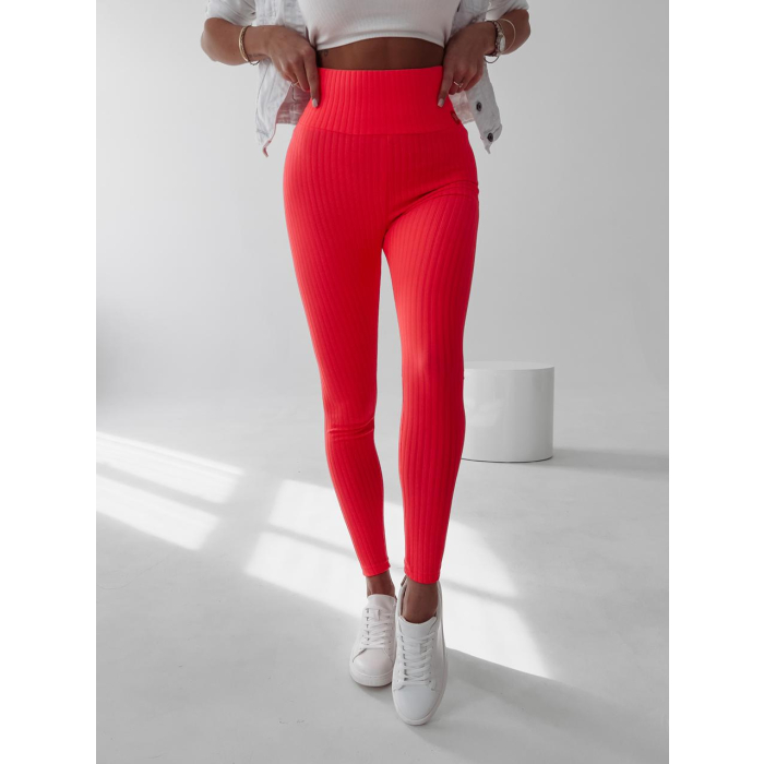 SPODNIE LEGGINSY PRĄŻKOWANE DEBRA NEON