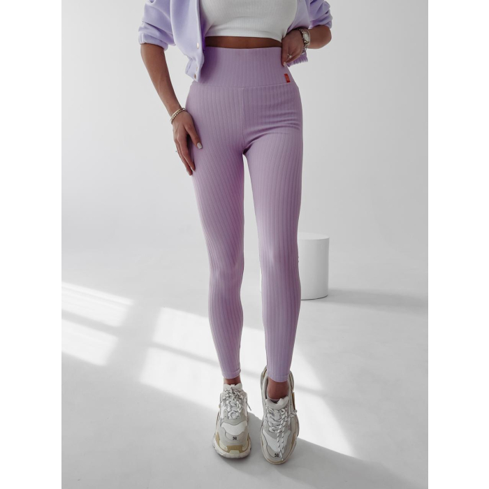 SPODNIE LEGGINSY PRĄŻKOWANE DEBRA LILA