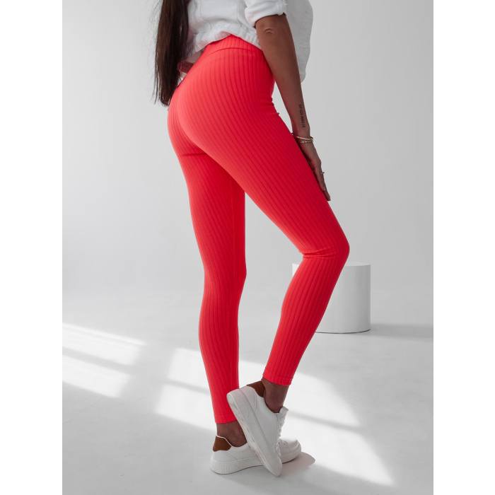 SPODNIE LEGGINSY PRĄŻKOWANE DEBRA NEON