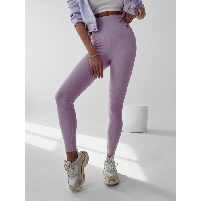 SPODNIE LEGGINSY PRĄŻKOWANE DEBRA LILA