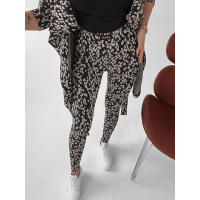 SPODNIE LEGGINSY STORM BEŻ