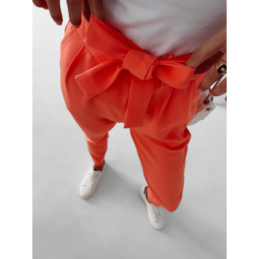 SPODNIE WIĄZANE NIGELLA NEON ORANGE