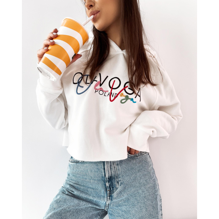 BLUZA COLORFUL ECRU