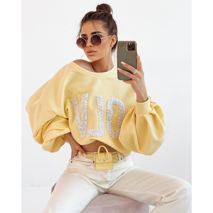 BLUZA FLOWER YELLOW