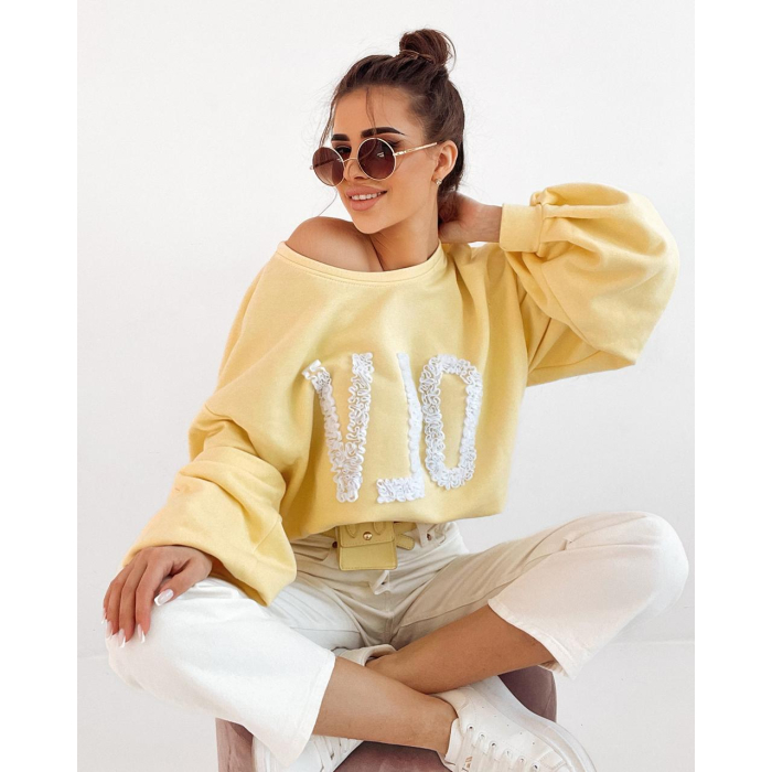 BLUZA FLOWER YELLOW