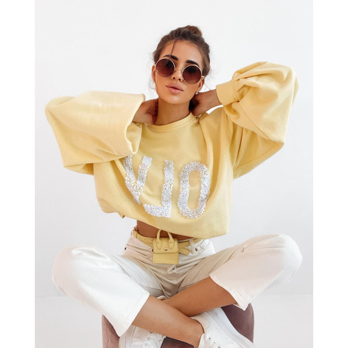 BLUZA FLOWER YELLOW
