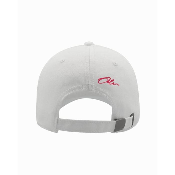 CZAPKA Z DASZKIEM RIPPED CUP WHITE (NEON PINK)