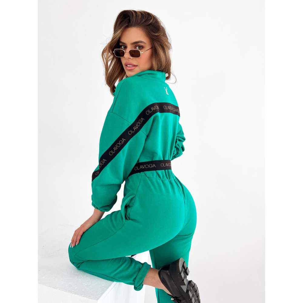 KOMBINEZON FANCY STRIPE GREEN