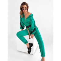 KOMBINEZON FANCY STRIPE GREEN