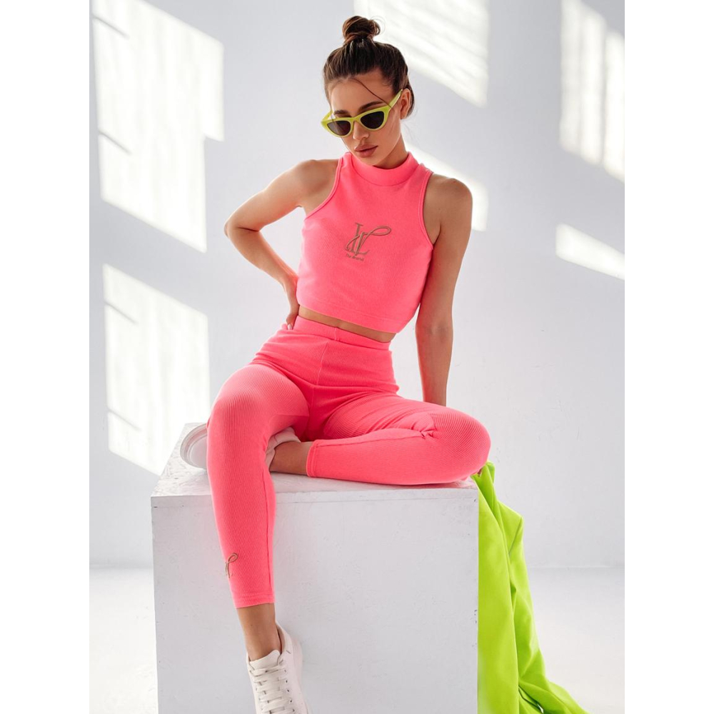 KOMPLET DRES JENNY NEON PINK