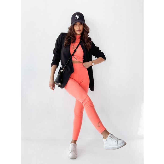 KOMPLET DRES JENNY NEON ORANGE