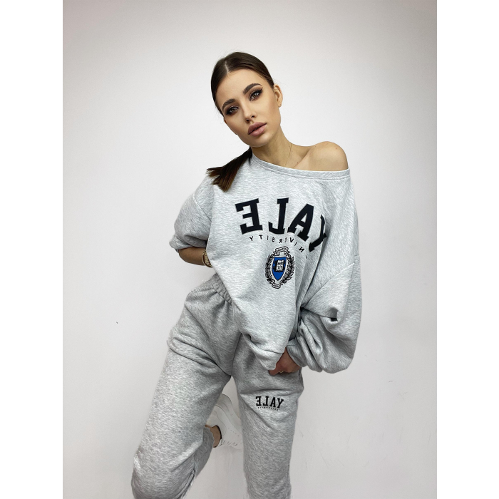 KOMPLET DRES YALE GRAY MELANŻ