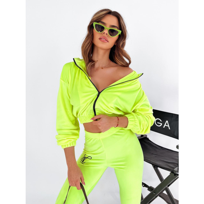 KOMPLET DRES ZIRA NEON LIME