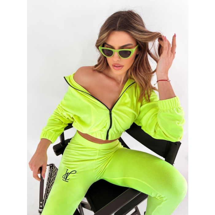 KOMPLET DRES ZIRA NEON LIME