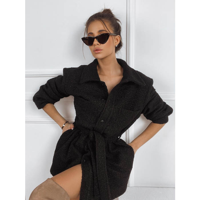 KURTKA KOSZULA OVERSIZE VEGAS BLACK