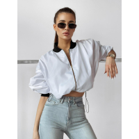 KURTKA BOMBERKA APP WHITE