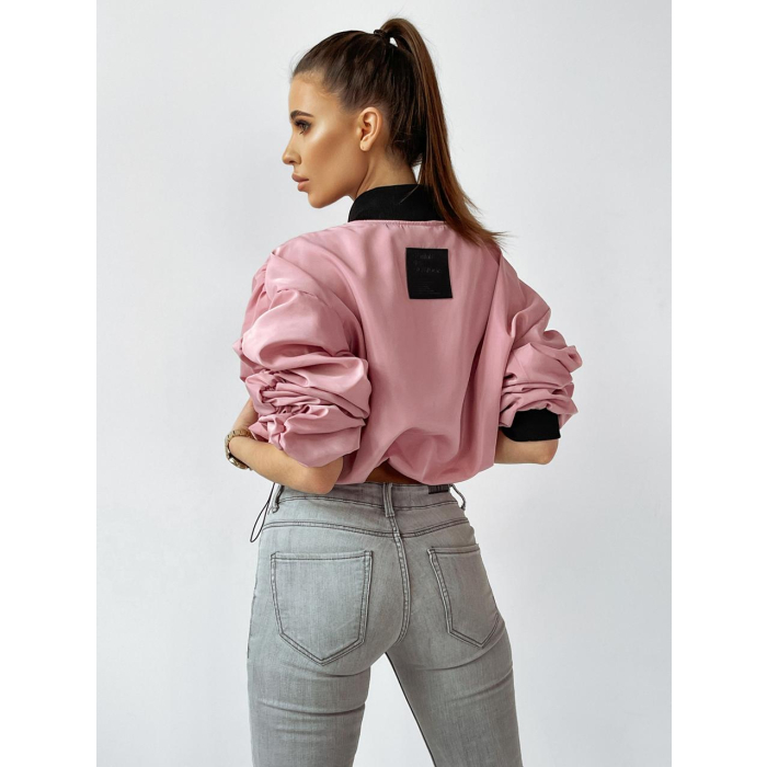 KURTKA BOMBERKA APP DARK PINK