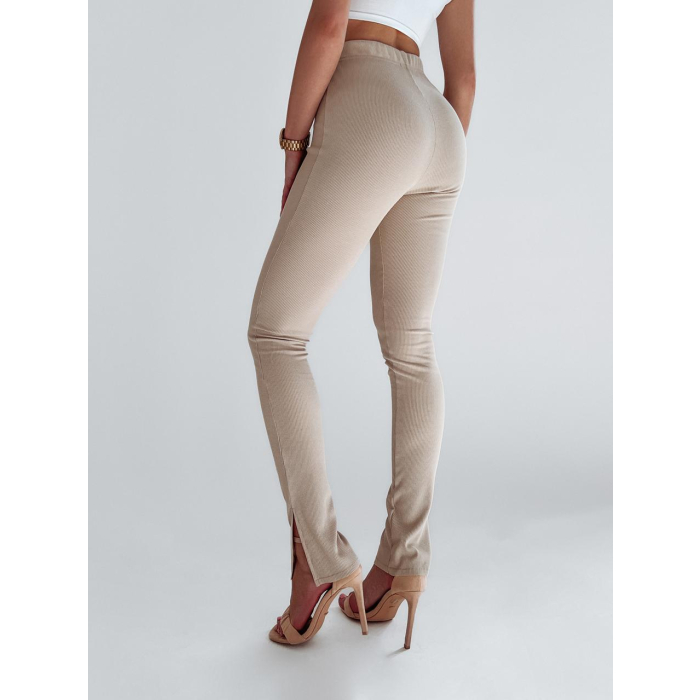 SPODNIE LEGGINSY ICON BEŻ