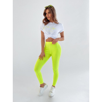 SPODNIE LEGGINSY GOOD VIBES NEON LIME