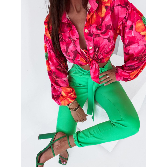 SPODNIE NELI GREEN