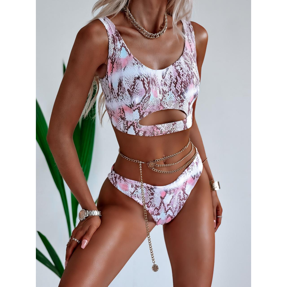 STRÓJ KOSTIUM KĄPIELOWY BIKINI ANIMAL SKIN SNAKE STRÓJ KOSTIUM KĄPIELOWY BIKINI ANIMAL SKIN SNAKE