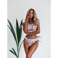 STRÓJ KOSTIUM KĄPIELOWY BIKINI ANIMAL SKIN SNAKE