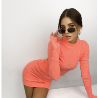 SUKIENKA CHLOE NEON ORANGE