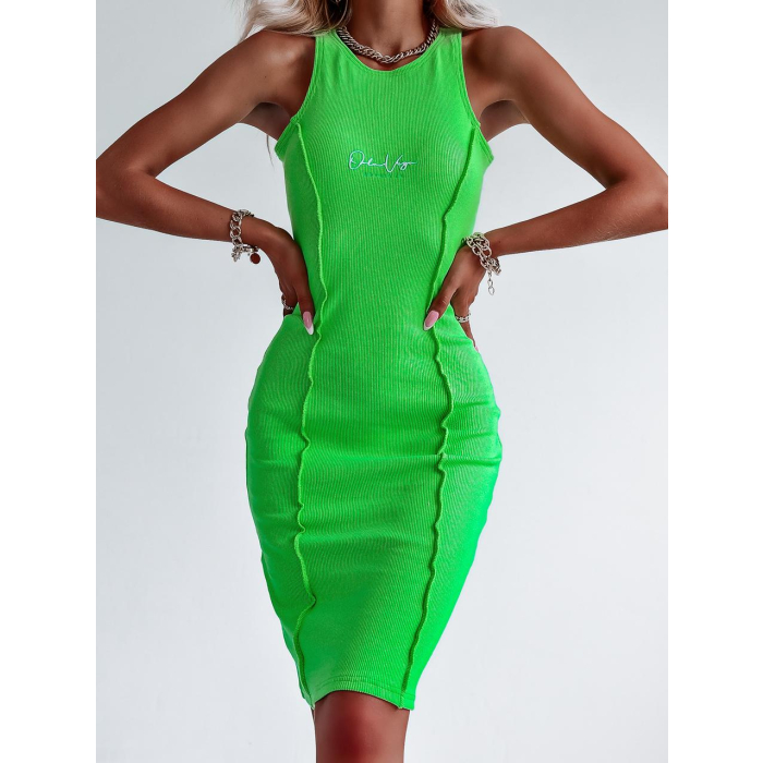 SUKIENKA SEXY LINES NEON GREEN