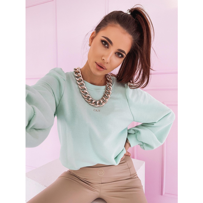 BLUZA CHAIN MIĘTA