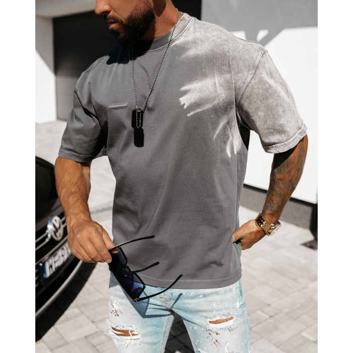 BLUZKA T-SHIRT MĘSKI DEKATYZOWANY OVERSIZE OLAVOGA MEN SNAKE