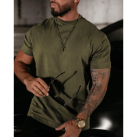 BLUZKA T-SHIRT MĘSKI GOLD OLAVOGA BLUSH KHAKI