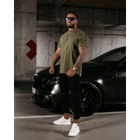 BLUZKA T-SHIRT MĘSKI GOLD OLAVOGA BLUSH KHAKI