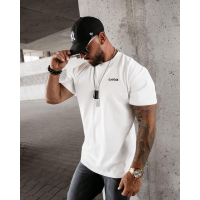 BLUZKA T-SHIRT MĘSKI OVERSIZE OLAVOGA MEN SAYER ECRU