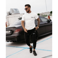 BLUZKA T-SHIRT MĘSKI OLAVOGA MEN SCUPLT ECRU