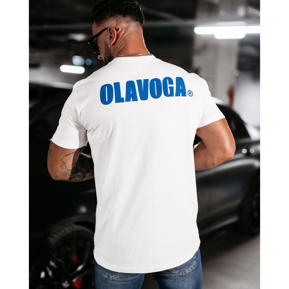 BLUZKA T-SHIRT MĘSKI OVERSIZE OLAVOGA MEN UNLOCK ECRU
