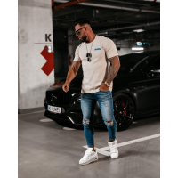 BLUZKA T-SHIRT MĘSKI OVERSIZE OLAVOGA MEN UNLOCK BIGIE