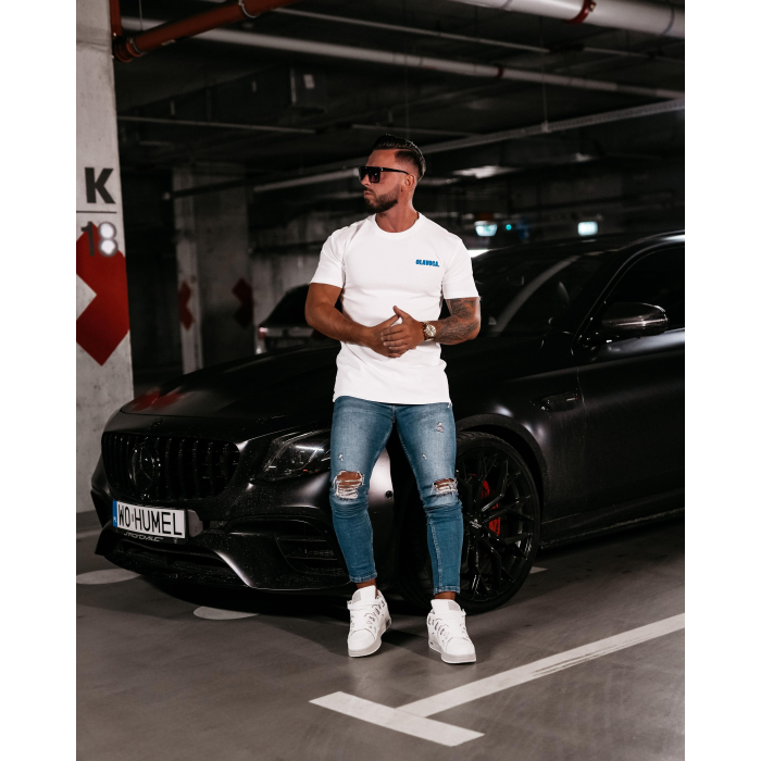 BLUZKA T-SHIRT MĘSKI OVERSIZE OLAVOGA MEN UNLOCK ECRU