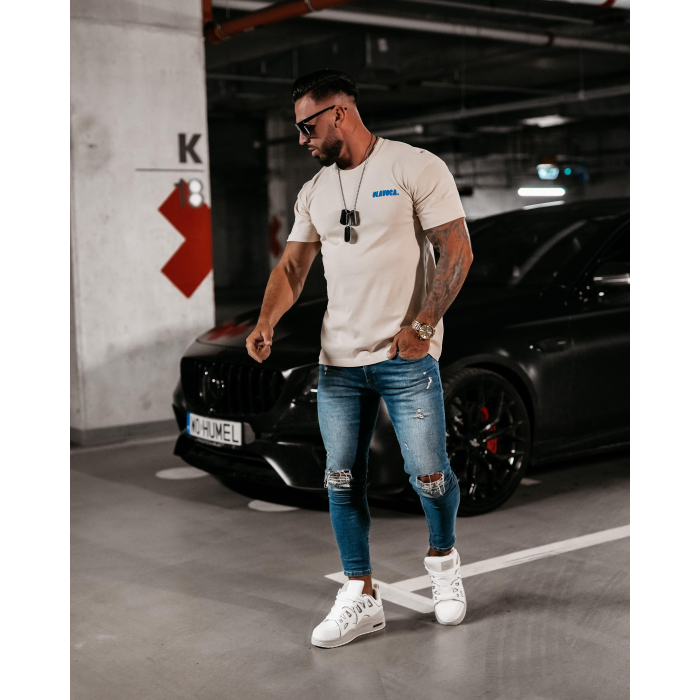 BLUZKA T-SHIRT MĘSKI OVERSIZE OLAVOGA MEN UNLOCK BIGIE