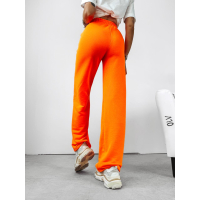 SPODNIE DRESOWE BAWEŁNIANE Z NACIĘCIEM OLAVOGA SCARLET NEON ORANGE