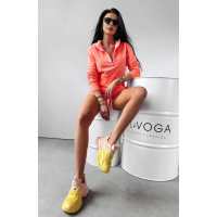 BUTY DAMSKIE SNEAKERSY OLAVOGA SHOES ATHLETIC YELLOW-PEACH