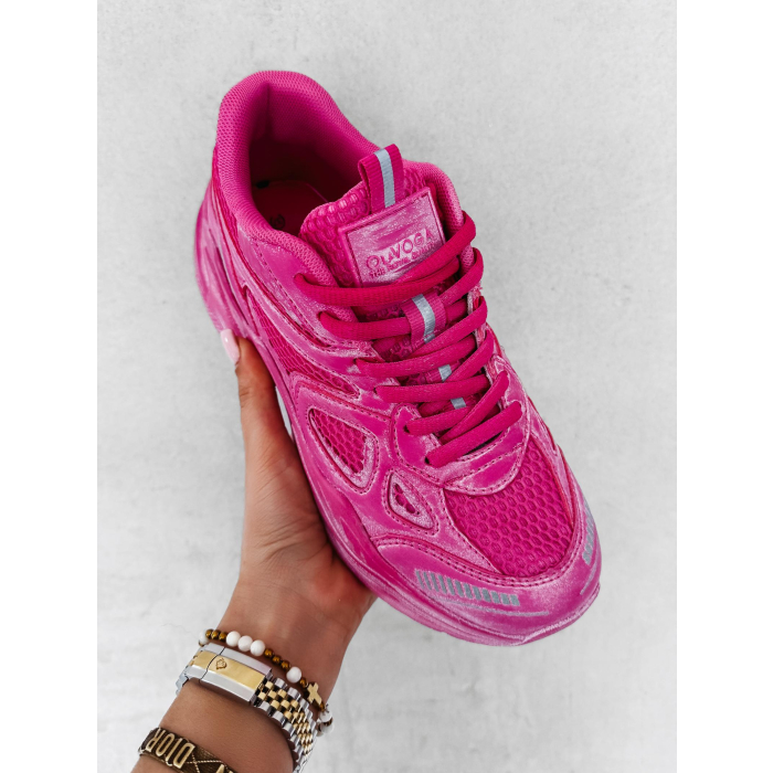 BUTY DAMSKIE SNEAKERSY OLAVOGA SHOES RUNNER PINK DIRTY FUKSJA