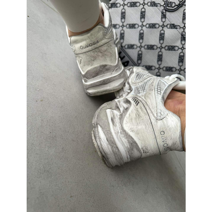 BUTY DAMSKIE SNEAKERSY OLAVOGA SHOES RUNNER DIRTY WHITE